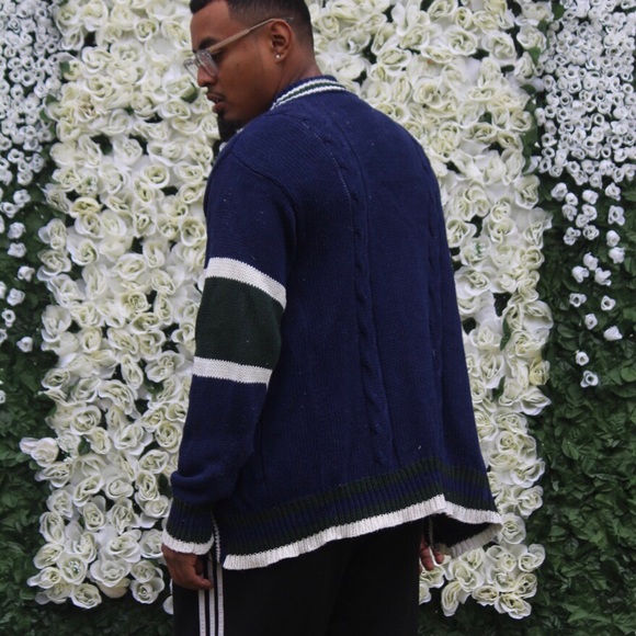 Other - Vintage Preppy Knit Cardigan Sweater